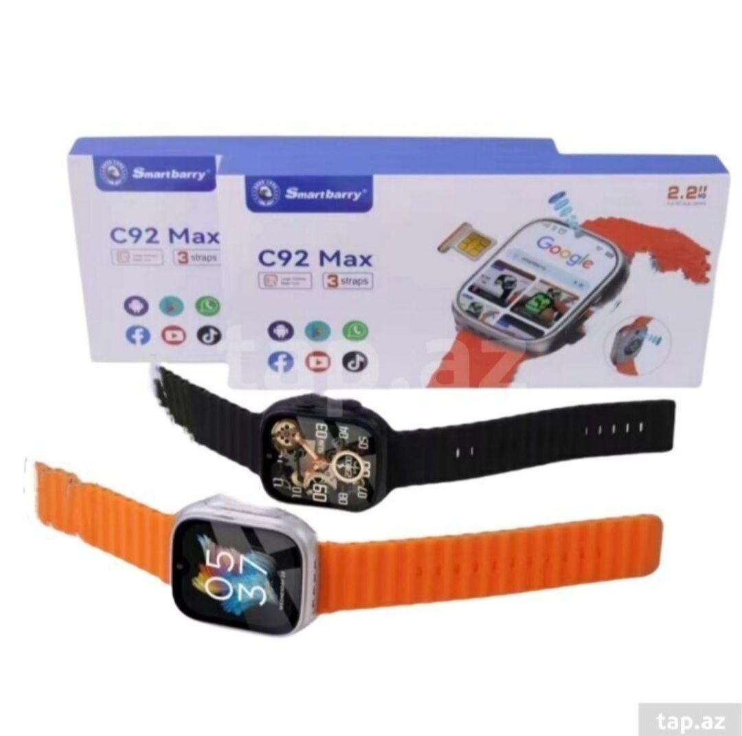 Smart Watch Smartbarry C92 Max, 6/64 GB, 4G Sim card,Умные смарт часы