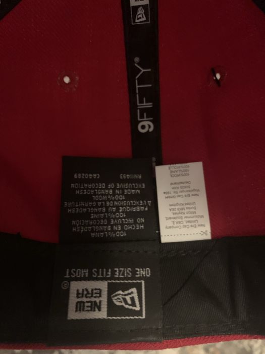 Sapca Dainese 9fifty wool snapback cap red