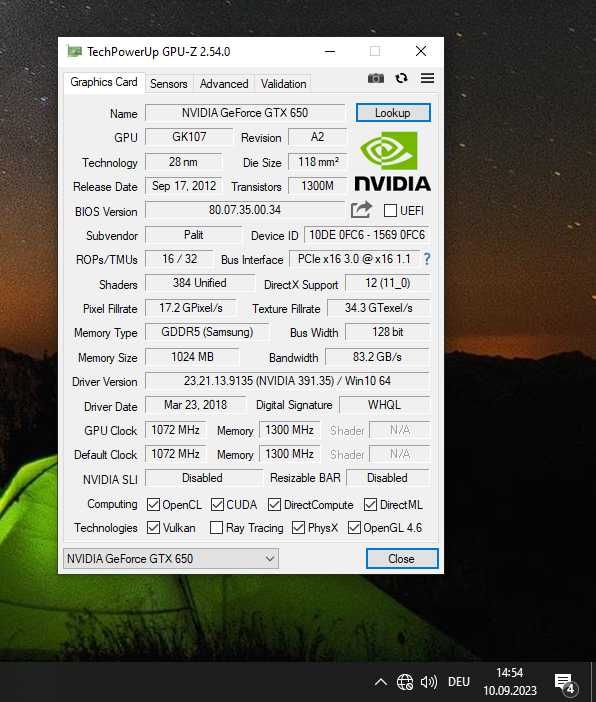 Nvidia GTS 450 / Nvidia GTX 650