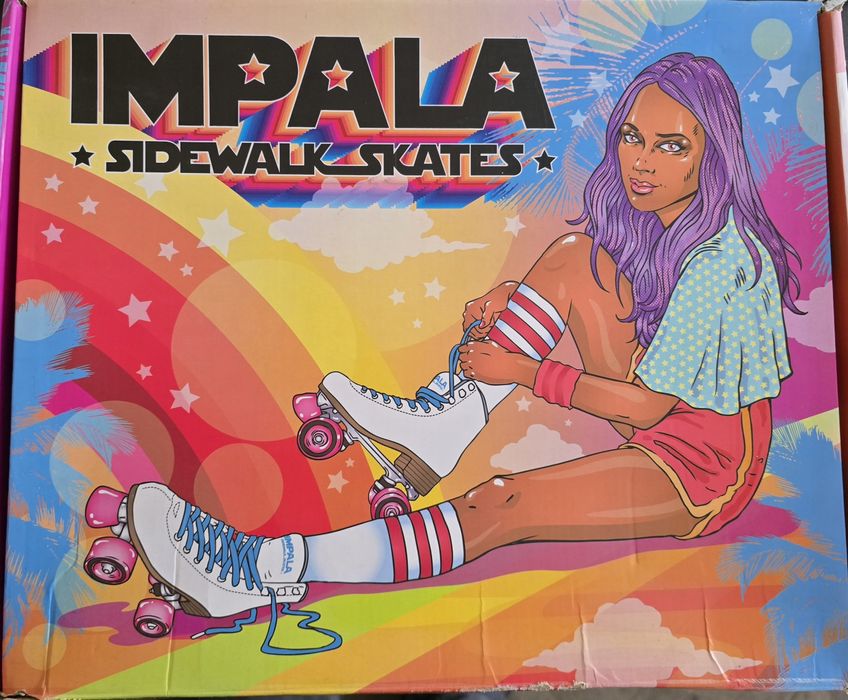 Role Impala Femei marimea 37 alb/roz