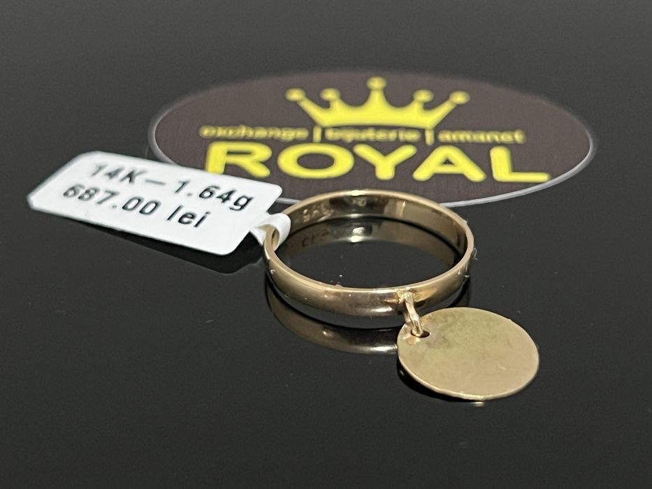 Bijuteria Royal CB : Inel banut aur 14k 1,64 grame