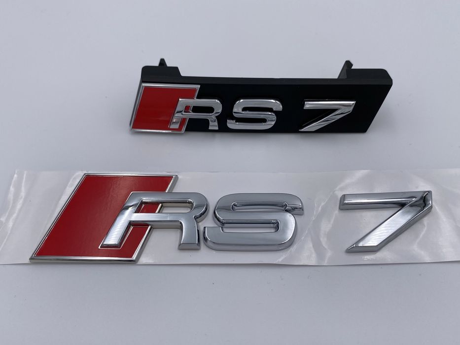 Set Embleme Audi RS7 crom