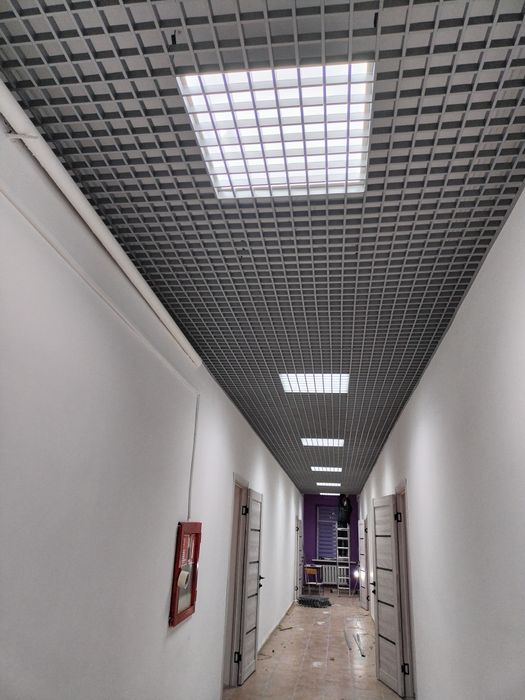 Монтаж подвесные  потолки