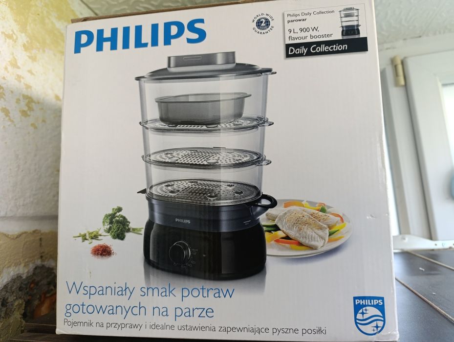 Aparat de gătit cu aburi Philips 9 L nou