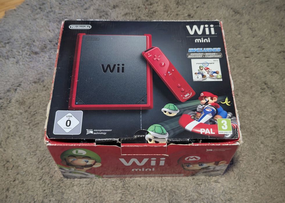 Nintendo Wii Mini Full box modat 64gb
