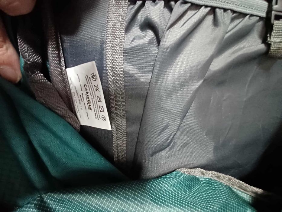 Rucsac de 60 litri turcuaz/gri munte Columbus