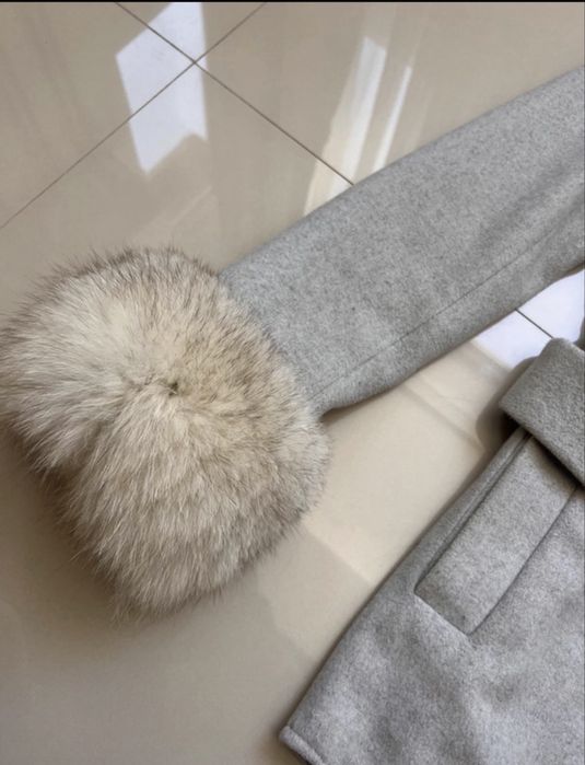 Palton blana de vulpe polara