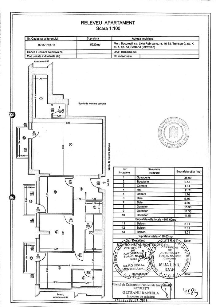 Vand apartament 4 camere titan conplex rasarit de soare