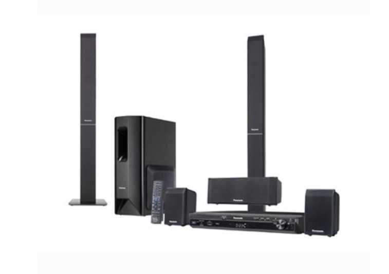 Sistem audio Panasonic 5.1, model SA-PT550, cu telecomanda