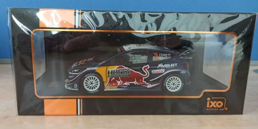 Macheta Ford Fiesta WRC Rallye Monte Carlo 2018 - IXO 1/24 Raliu