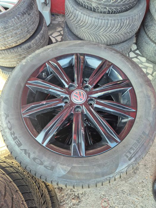 Roti Jante Anvelope 5x112 215/55/17 - OEM VW Sharan Tiguan Passat Golf