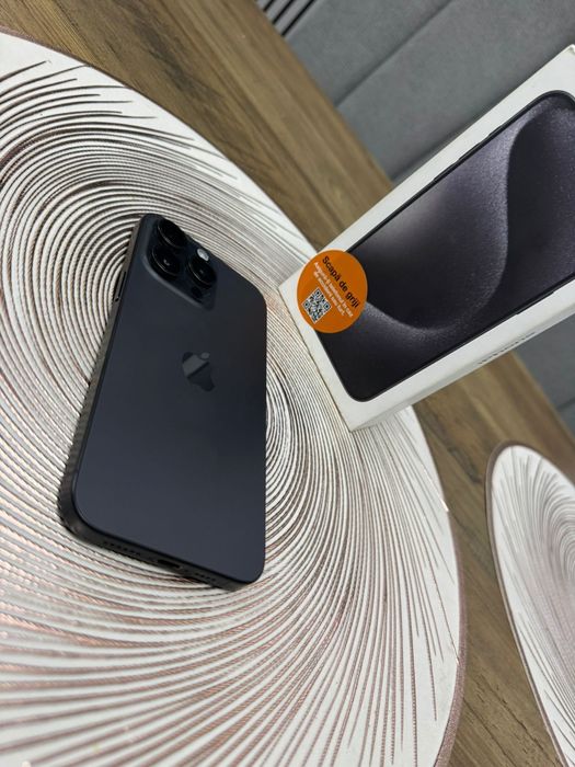 Apple iPhone 15 Pro Max , 256GB , Black Titanium FullBox.