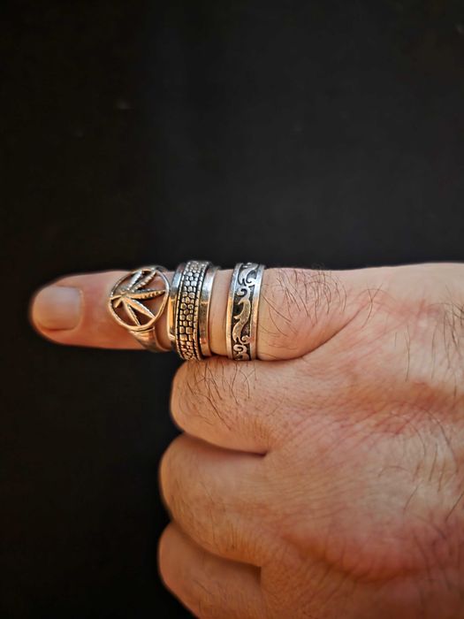 Vand trei inele dama,model diferit,Argint.