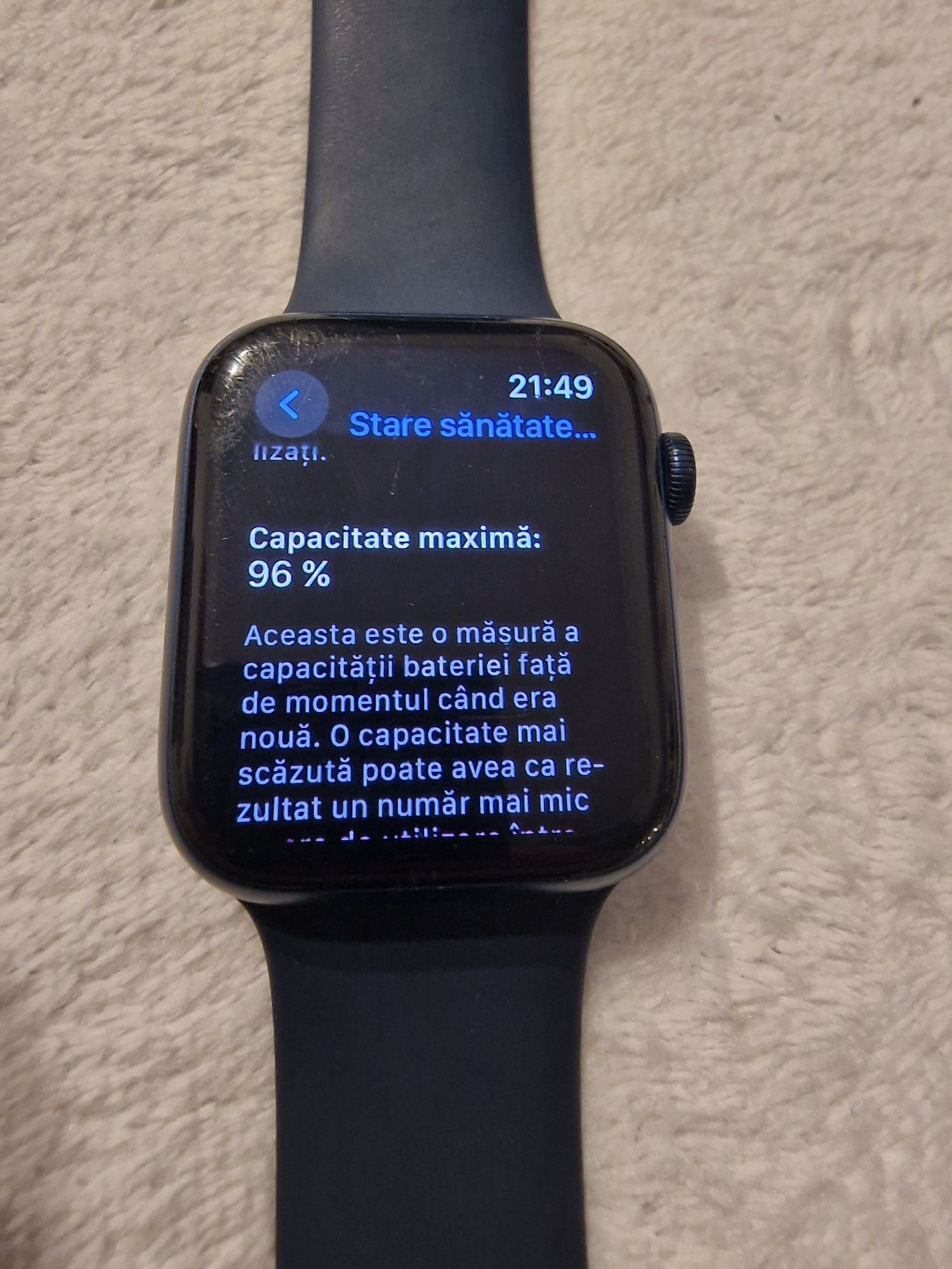 Apple Watch 6 44mm 96% baterie