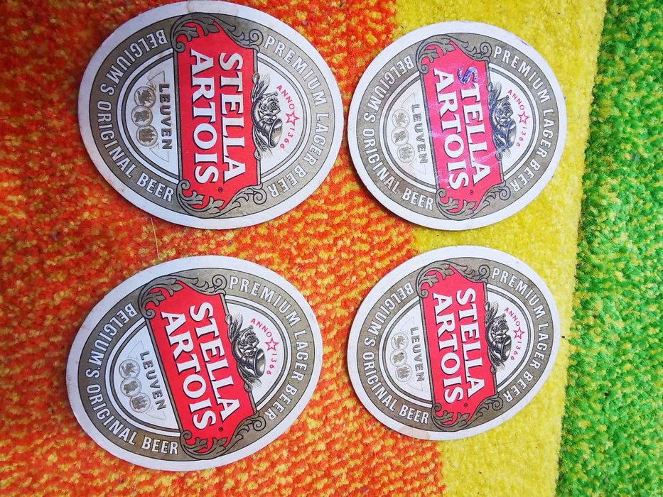 Coastere Stela Artois Bicuiti Suport pahar