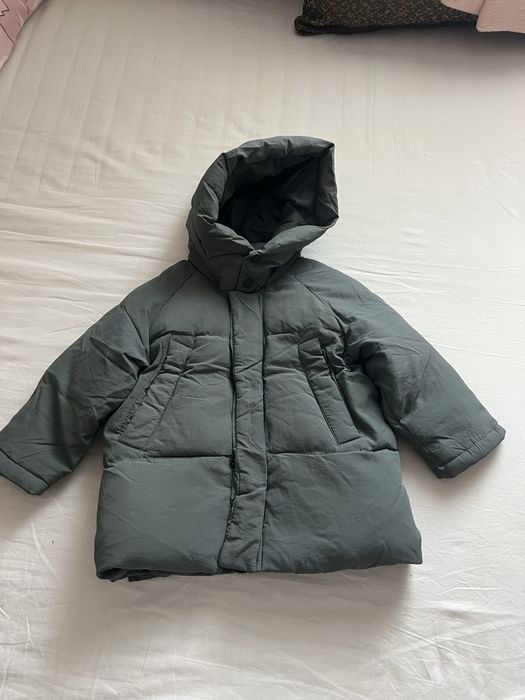Детско яке Zara с гъши пух + подарък шапка