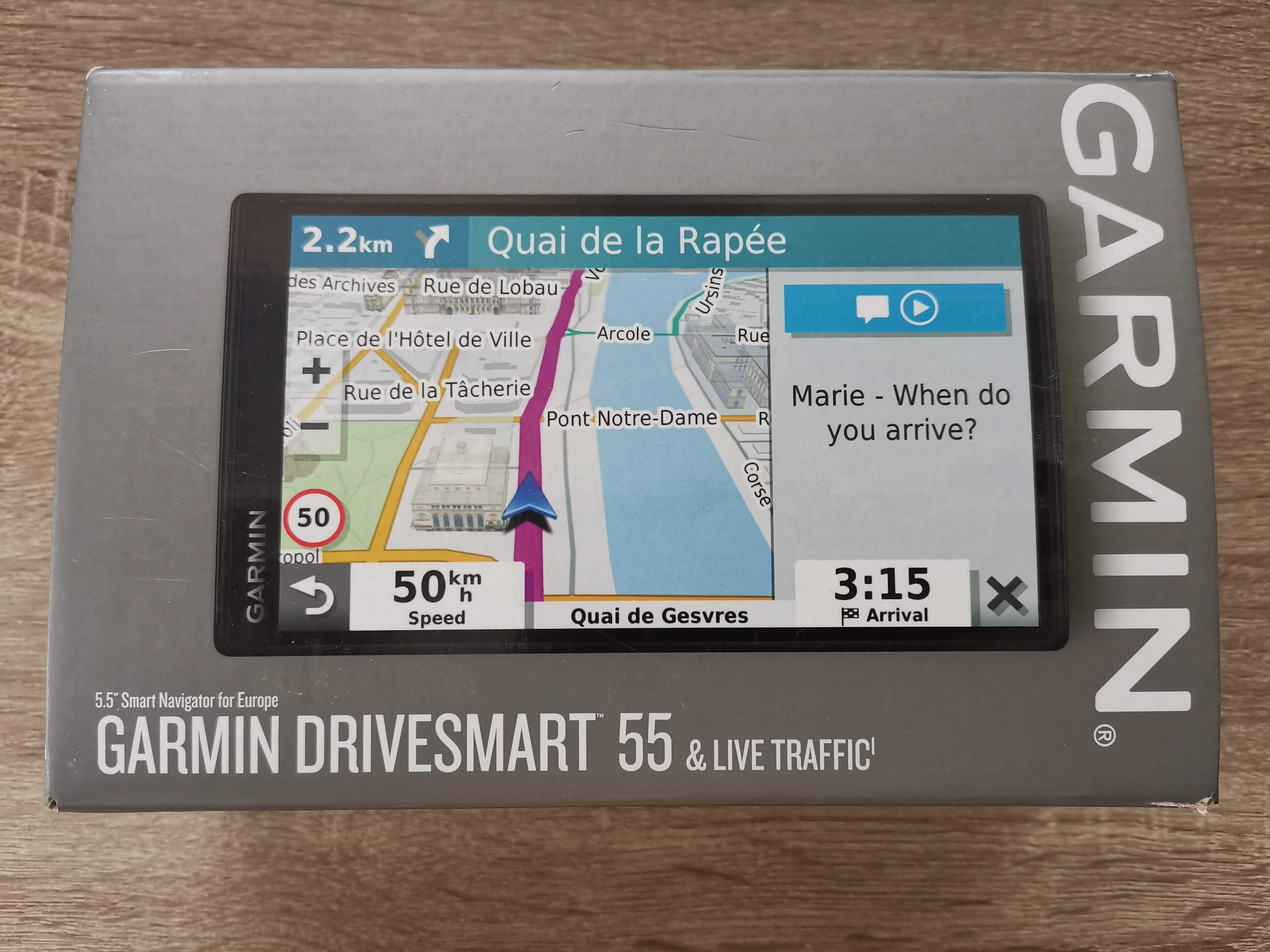 GPS навигация Garmin Drivesmart 55 с Bluetooth