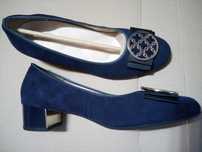 Pantofi ARA piele întoarsă bleumarin