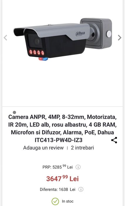 Camera ANPR Dahua
