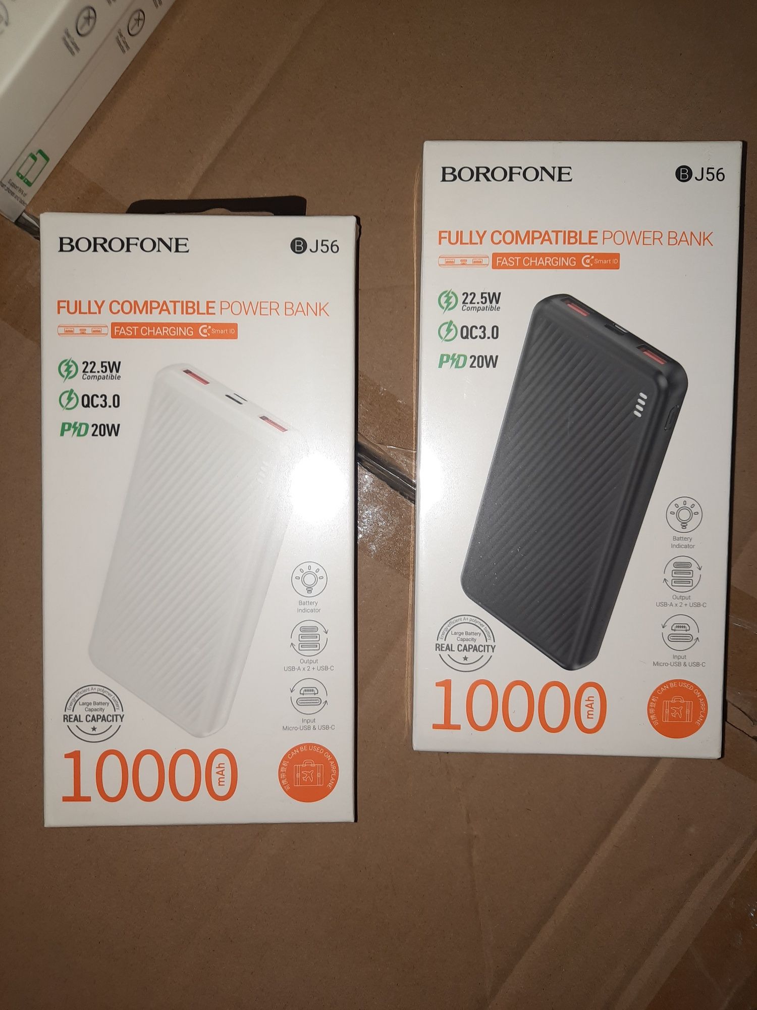 БЕПУЛ Доставка, Янги Powerbank Borofone 10.000mA (22,5W), Аккумулятор.