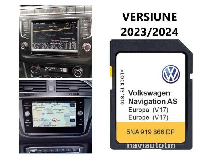 Harta Navigatie SD CARD VW Golf Passat DISCOVER Media Pro 2024