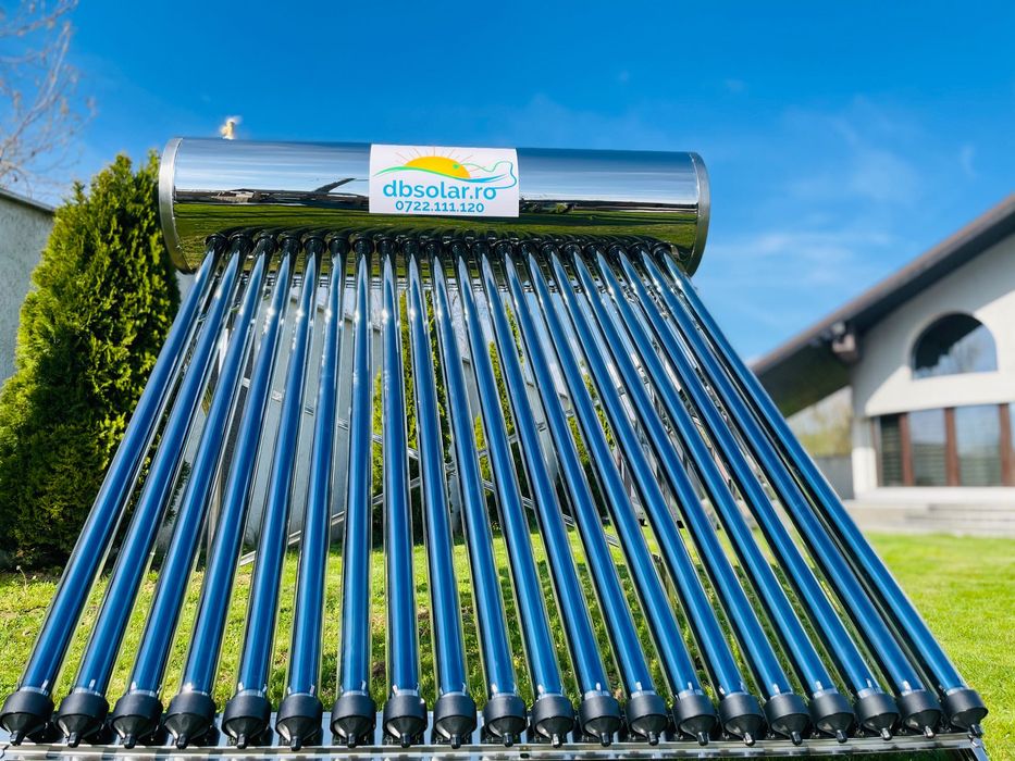 PANOUri Solare PRESURIZATe 200L Apa Calda INOX SOLAR Vidate NOU !