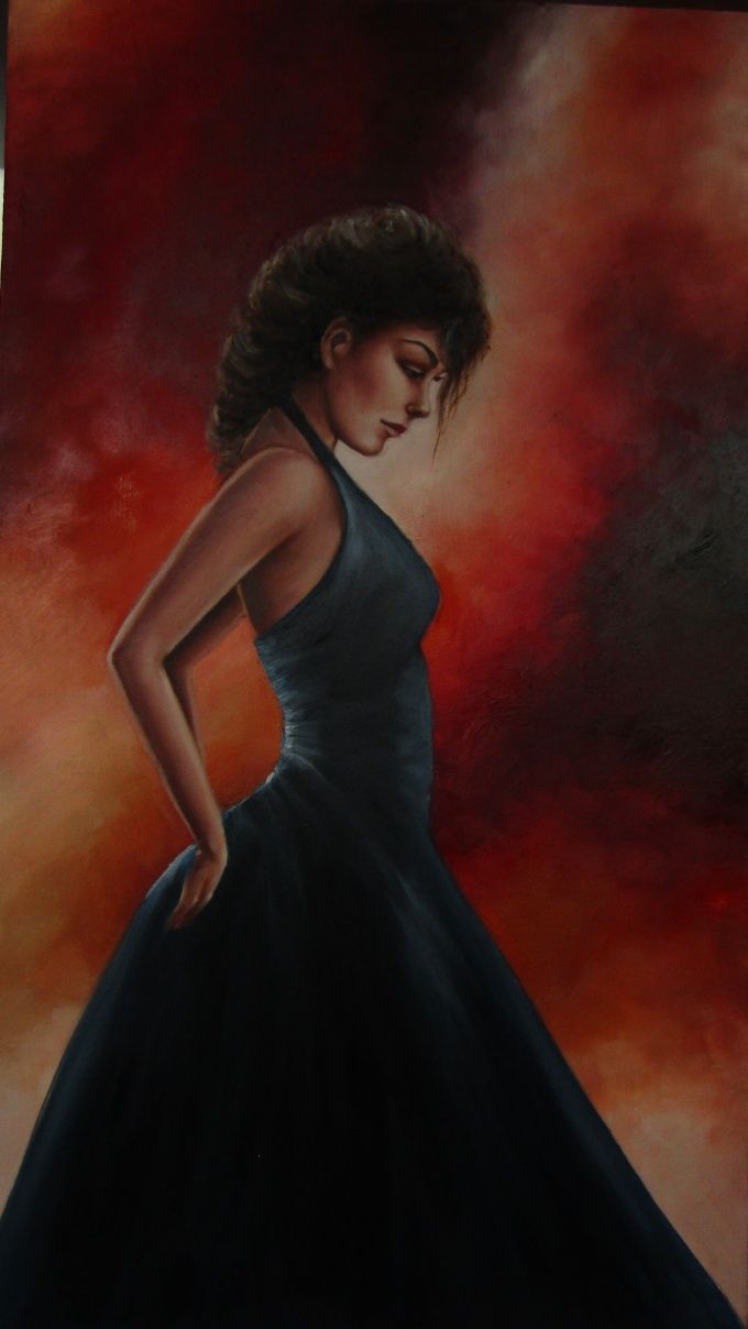 Маслена картина "Фламенко "