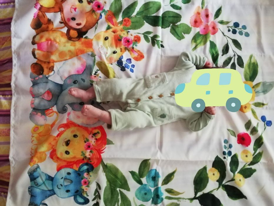 Păturică Milestone bebe