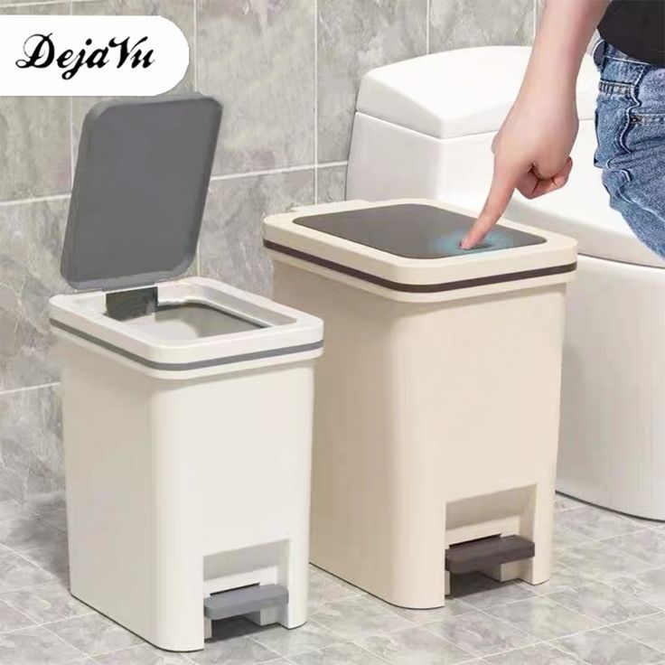 Мусорное ведро с педалью для открытия
