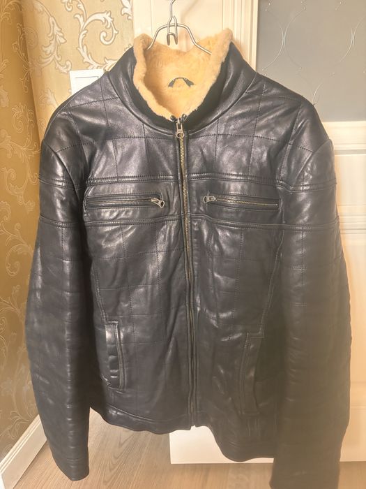 Кожаная дубленка продам