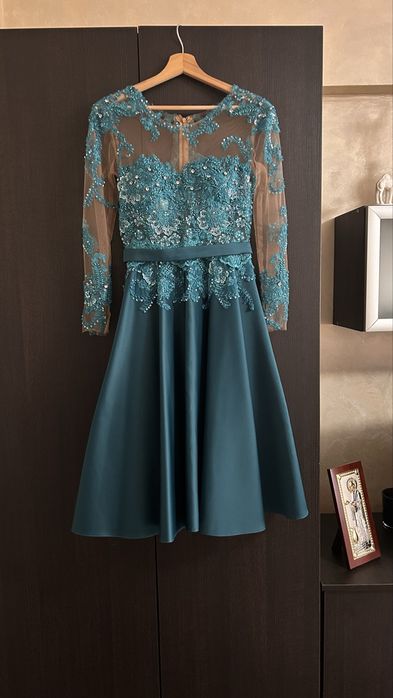 Rochie superba turcoaz