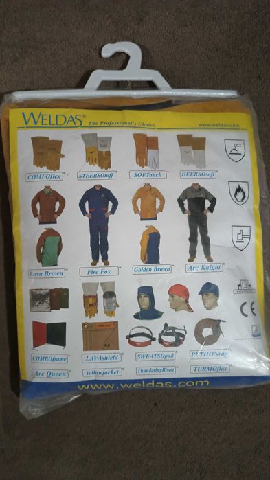 Заваръчно яке Weldas Golden Brown телешка кожа