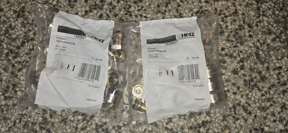 Адаптери за al-pex тръби ф18х2 към 3/4"
