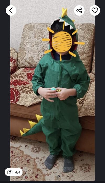 Костюм Динозавр на 4-5 лет