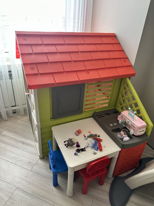 Smoby Домик с кухней 810713 красный