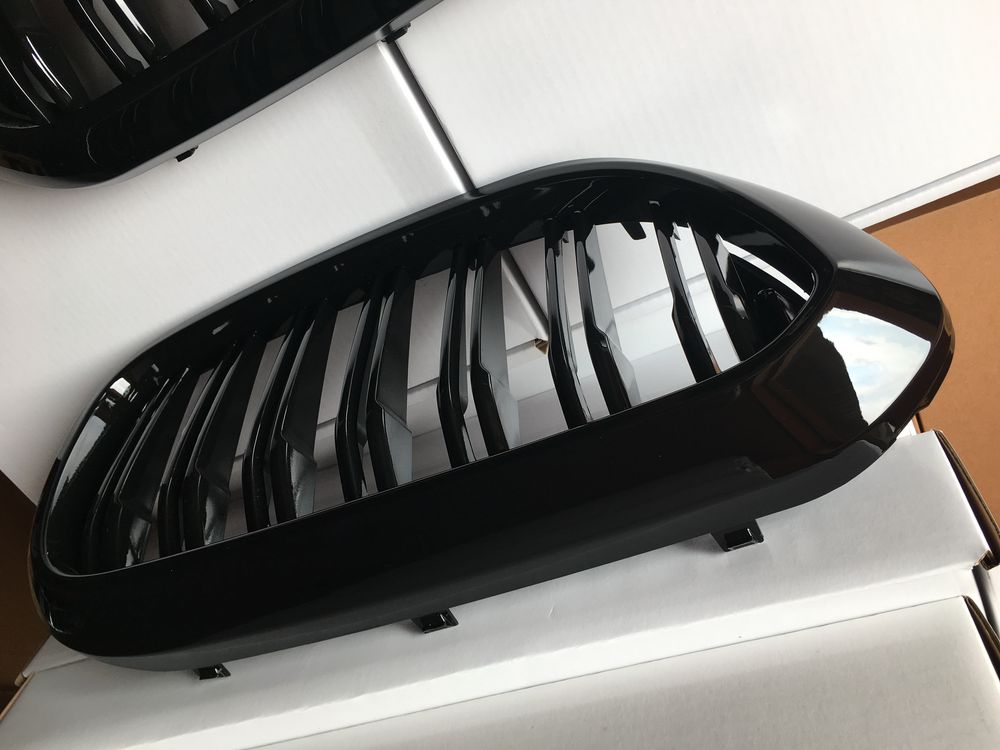 Grile negru lucios duble pentru Bmw G11 G12 seria 7