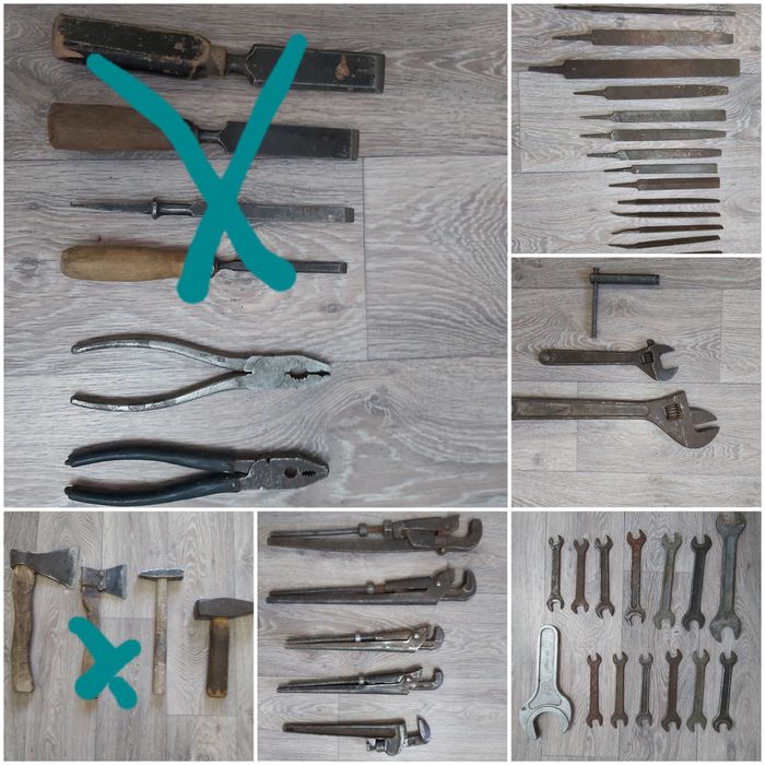 Ключи рожковые,газовые,напильн,кувалда.ик,тиски,наждак,пассатижи,стоме