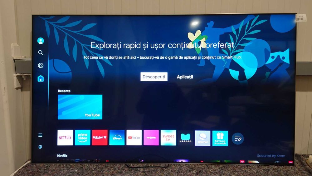 Televizor Samsung Neo QLED 65QN85B, 163 cm, Smart, 4K Ultra HD, 100Hz