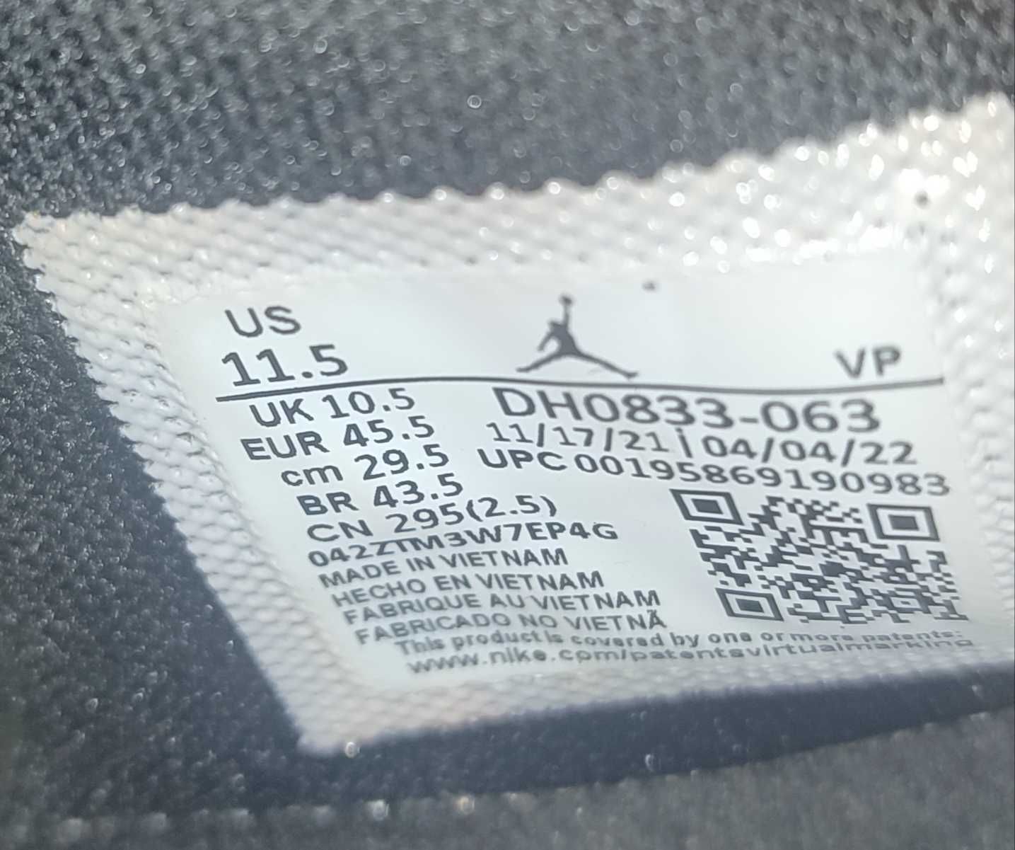 маратонки Nike Air Jordan XXXVI Low , 45.5номер