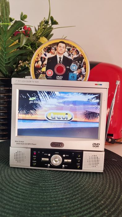 Tv  video mp3 Trevi , 7 inch , la 12v ,perfect  !