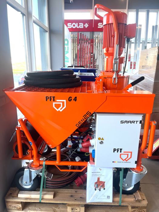 Pft g4 smart, masina de tencuit, pompa tencuiala, sapa lichida, RATE!