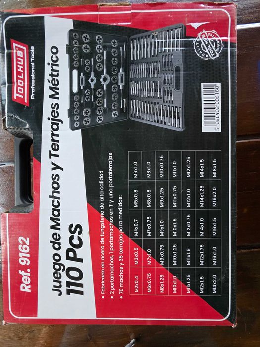 Trusă tarozi și filere Toolhub profesională 110 piese