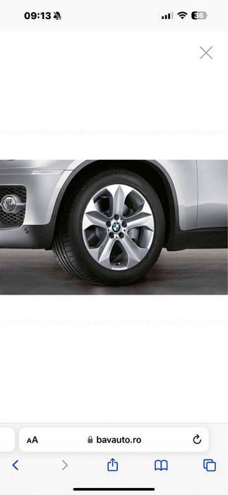 Jante plus cauciuc RUNFLAT BMW e71/e 72 Star Spoke R19