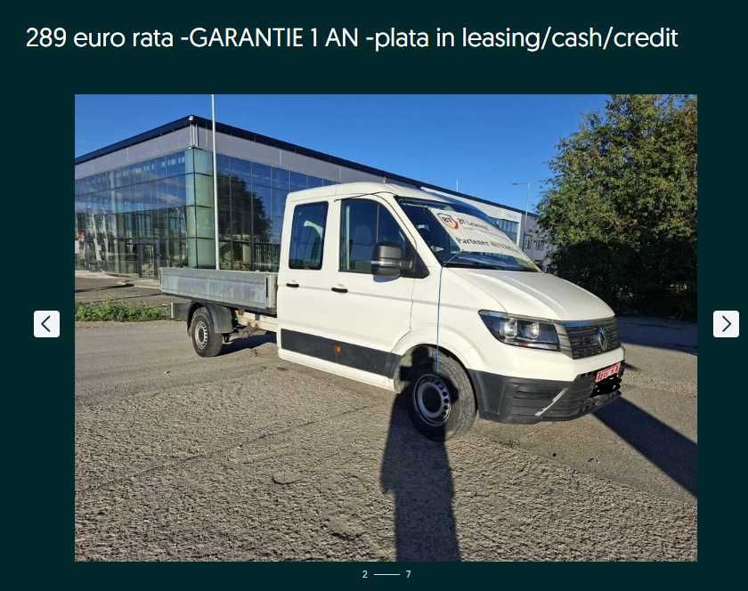 289 euro rata   -GARANTIE 1 AN -plata in leasing/cash/credit