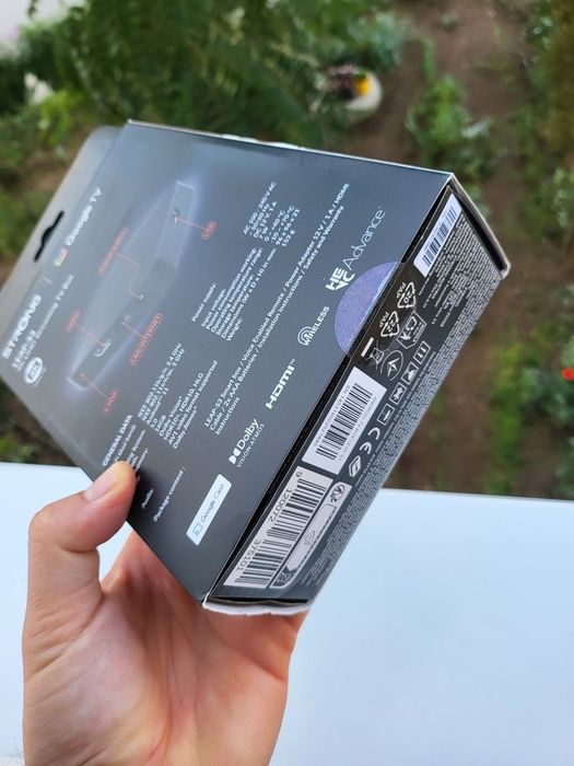 Player media, Strong, Leap-S3, Android TV, 4K, UHD, Negru