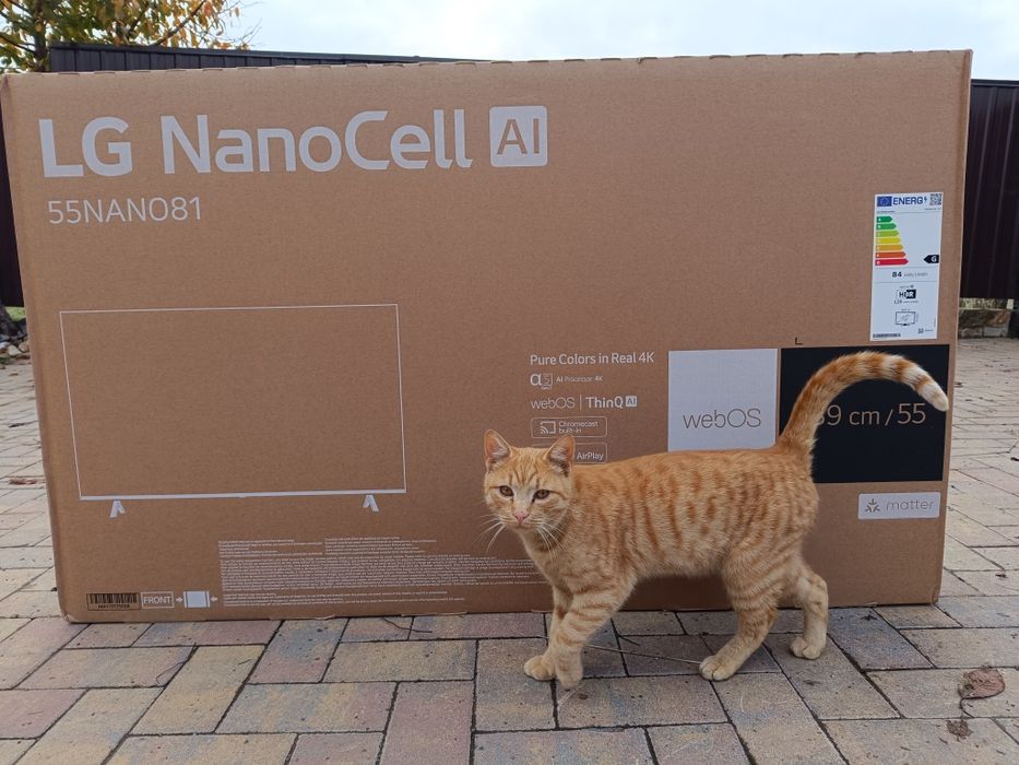 Televizoar Led LG 55NANO81T3A, NanoCell, 139cm (NOU]