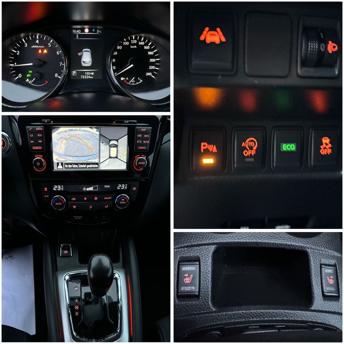 Nissan Qashqai Tekna Automat/Pano/Led/cam360°/70.000km/Unic proprietar