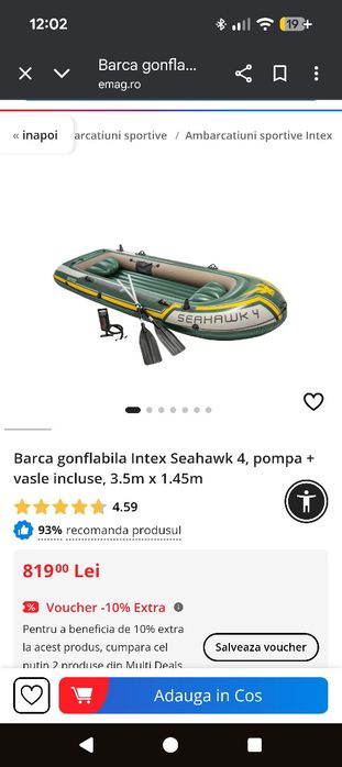 Vând barca seahaw 4