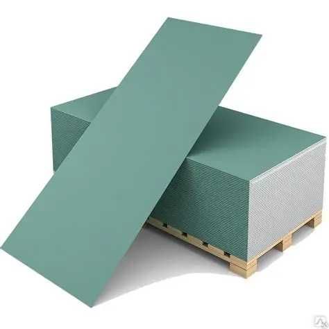 гипсокартон Glory стеновой влагостойкий