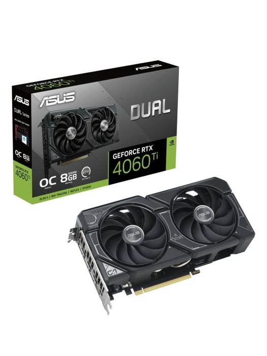 Видеокарта ASUS Dual GeForce RTX 4060 Ti OC 8 ГБ